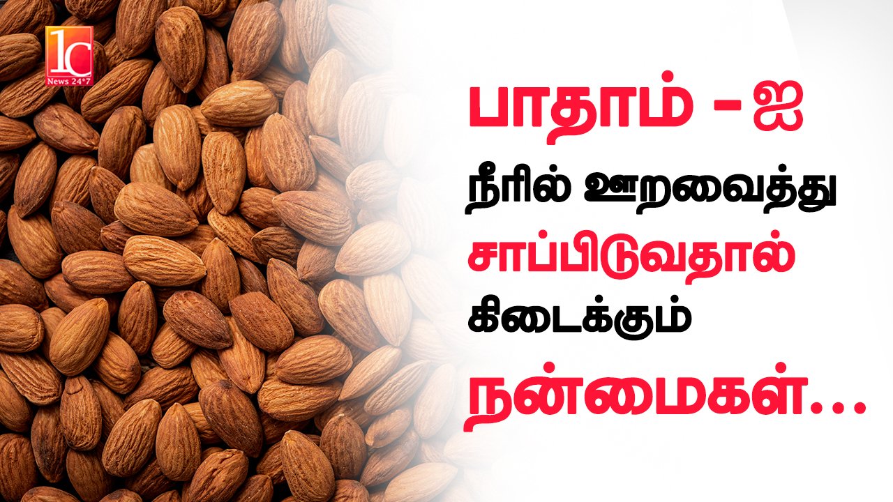 Soaked Almonds | Almond benefits in Tamil |